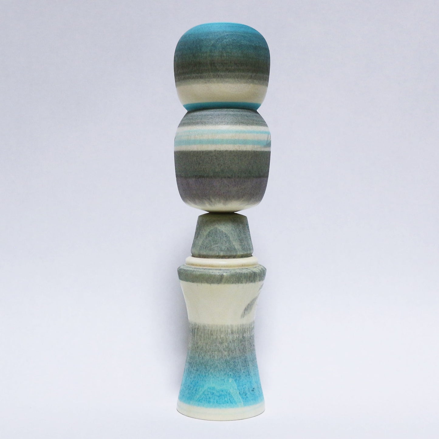梅雨　曇天と雨　灰青　Rainy season　Cloudy and Rain　Gray blue　KOKESHI 　※853