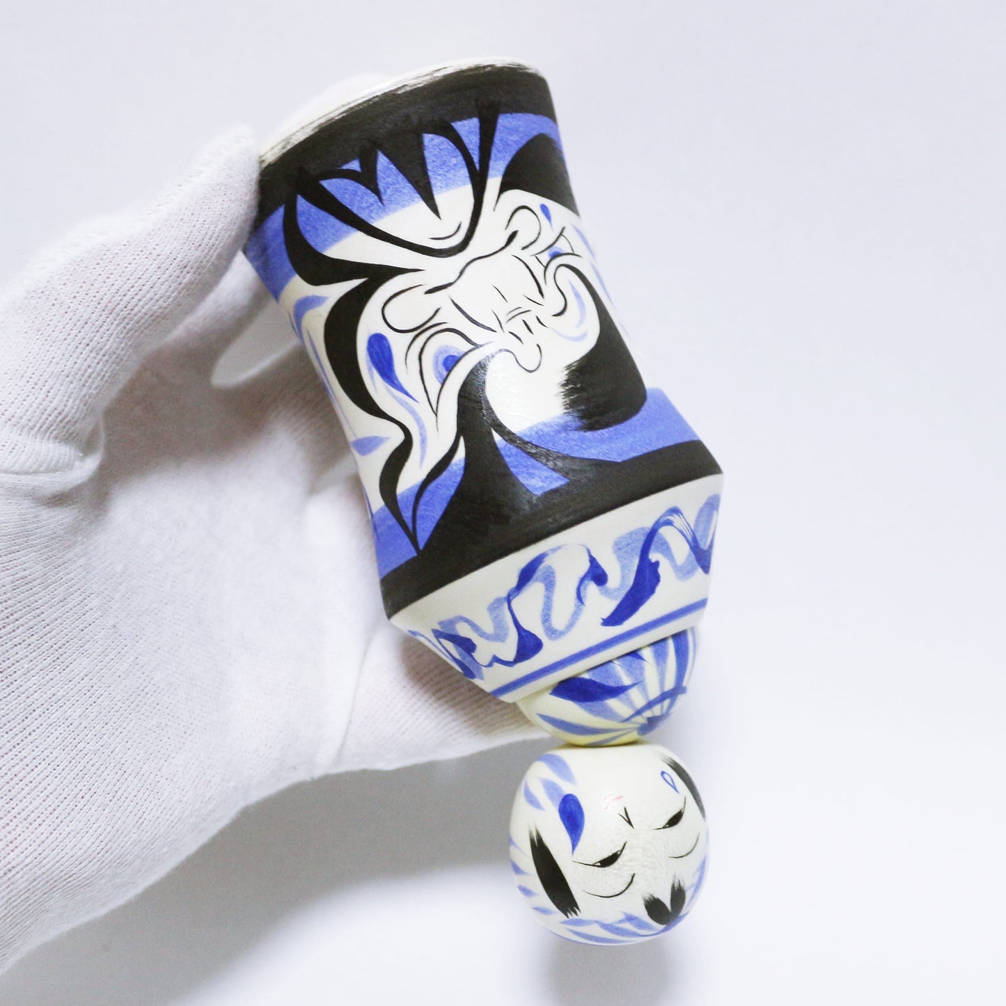 梅雨　雨　青紫　達磨玉入れえじこ　Rainy season　Japanese blue-purple　Rain　DARUMA TAMA-IRE EJIKO　※859