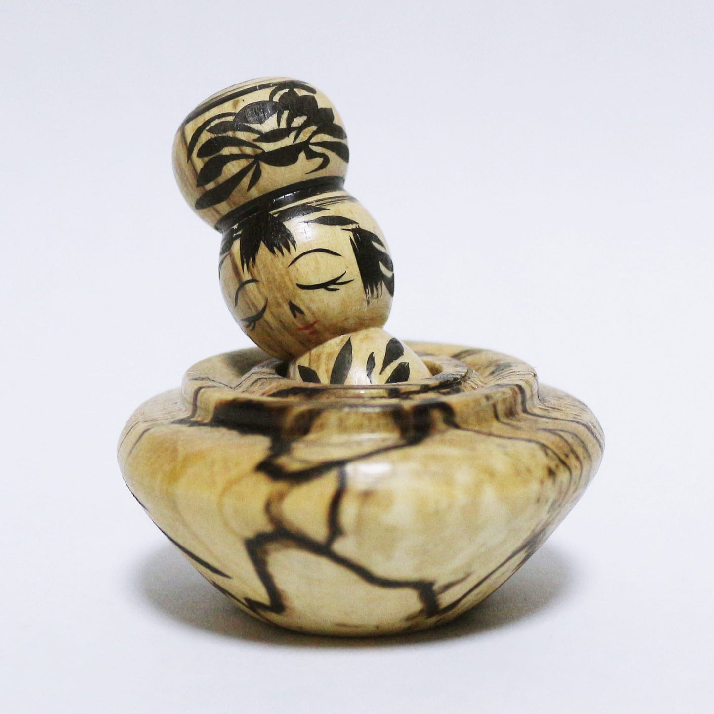 玉入れエジコ　希少材 シデ・スポルテッド　Rare Spalted Hornbeam　Baby TAMA-IRE EJIKO　※862