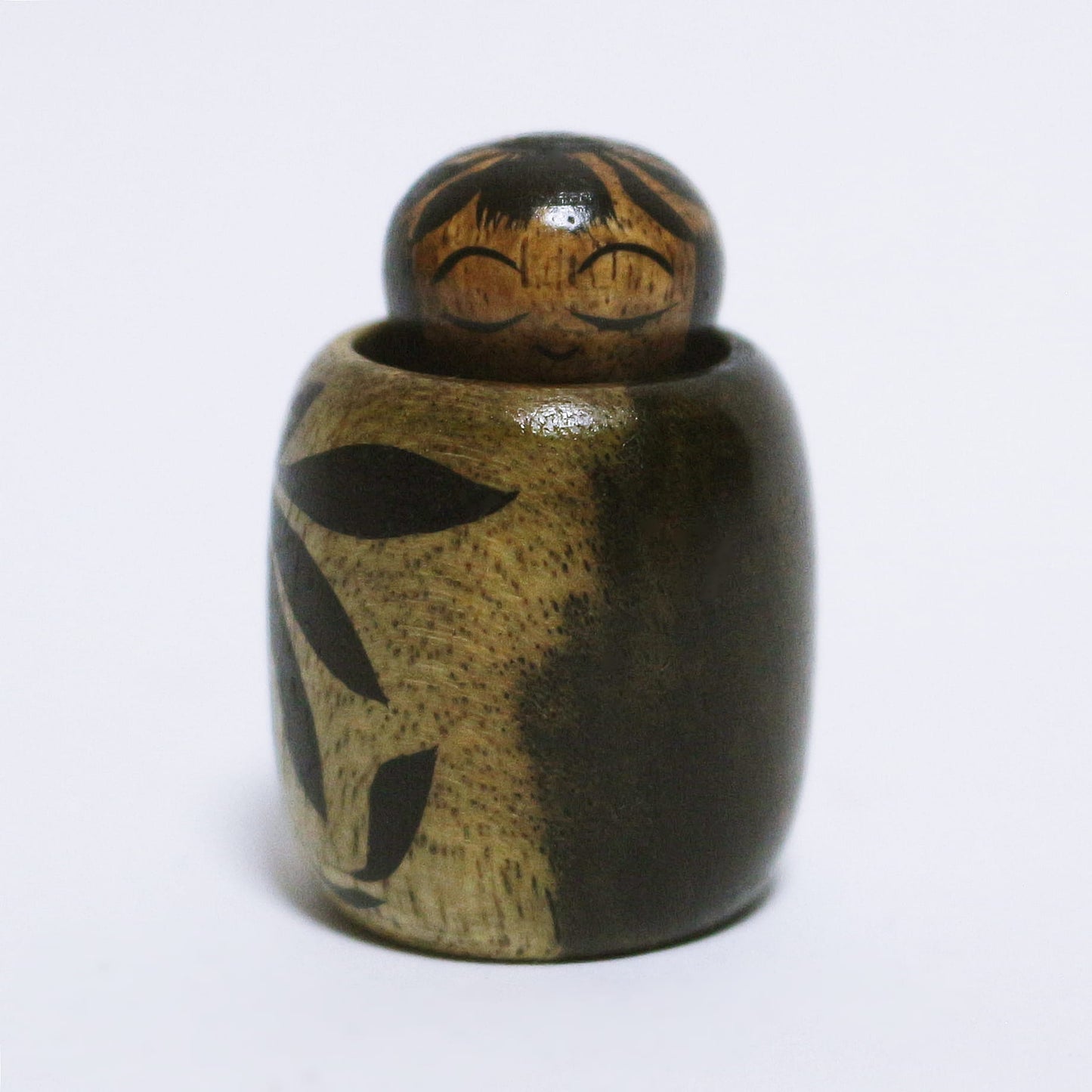 玉入れエジコ　希少材 黒柿　Rare Black persimmon　Baby TAMA-IRE EJIKO　※867