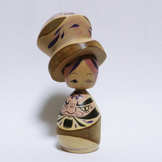 椿　帽子　達磨　Camellia　Hat　DARUMA　KOKESHI　※872