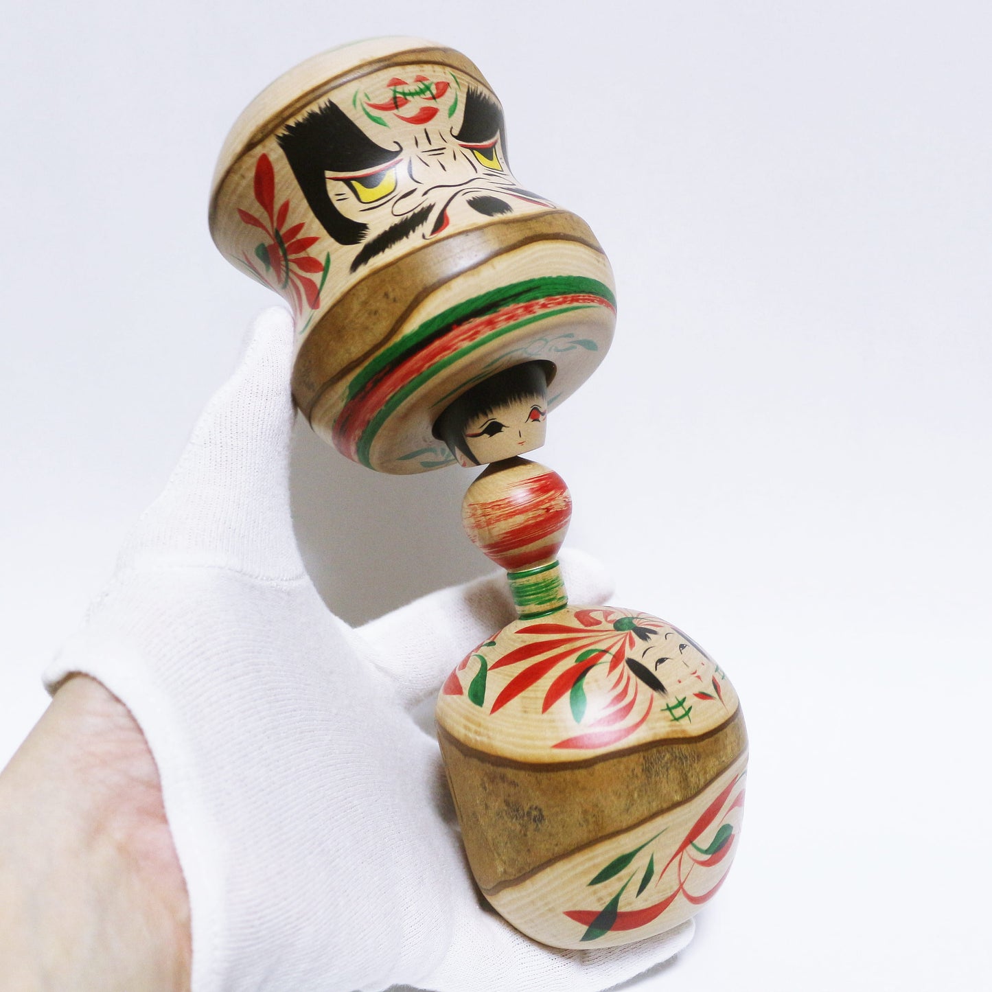 椿　帽子　達磨　Camellia　Hat　DARUMA　KOKESHI　※873
