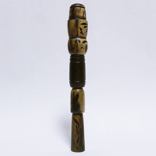 至高の和木　希少材 黒柿　The Supreme Japanese Wood　Rare Black persimmon　KOKESHI　※874