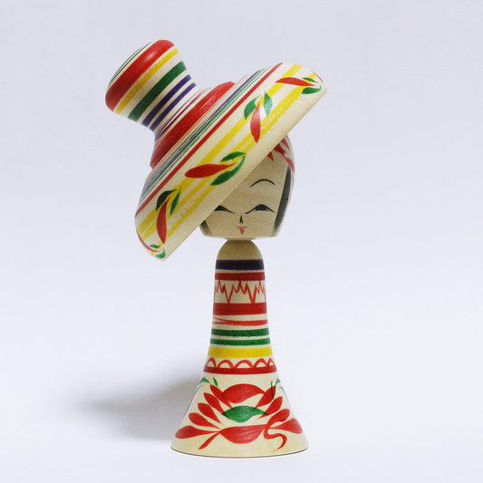 本人型　Noboru Wagatsuma Style Hat KOKESHI　※889