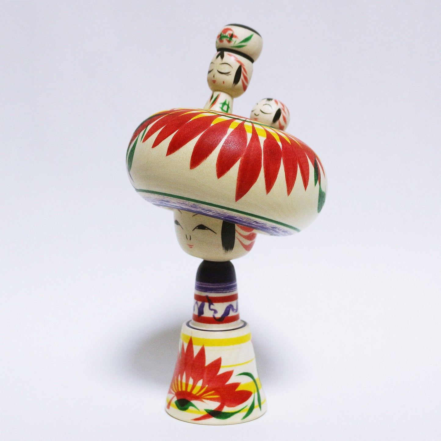 本人型　母子添い寝 玉入れえじこ帽子　Noboru Wagatsuma Style KOKESHI　Putting You to Sleep, Falling Asleep with You　TAMA-IRE Hat EJIKO　※890