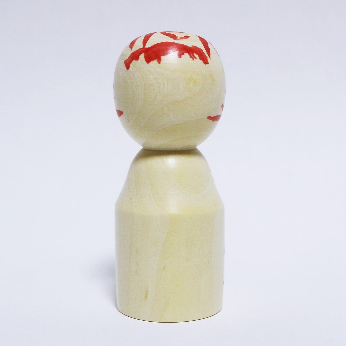 違和感こけし「利き手じゃない左手で描かれたよぉ」　Drawn with the non-dominant hand　Surreal KOKESHI　※897
