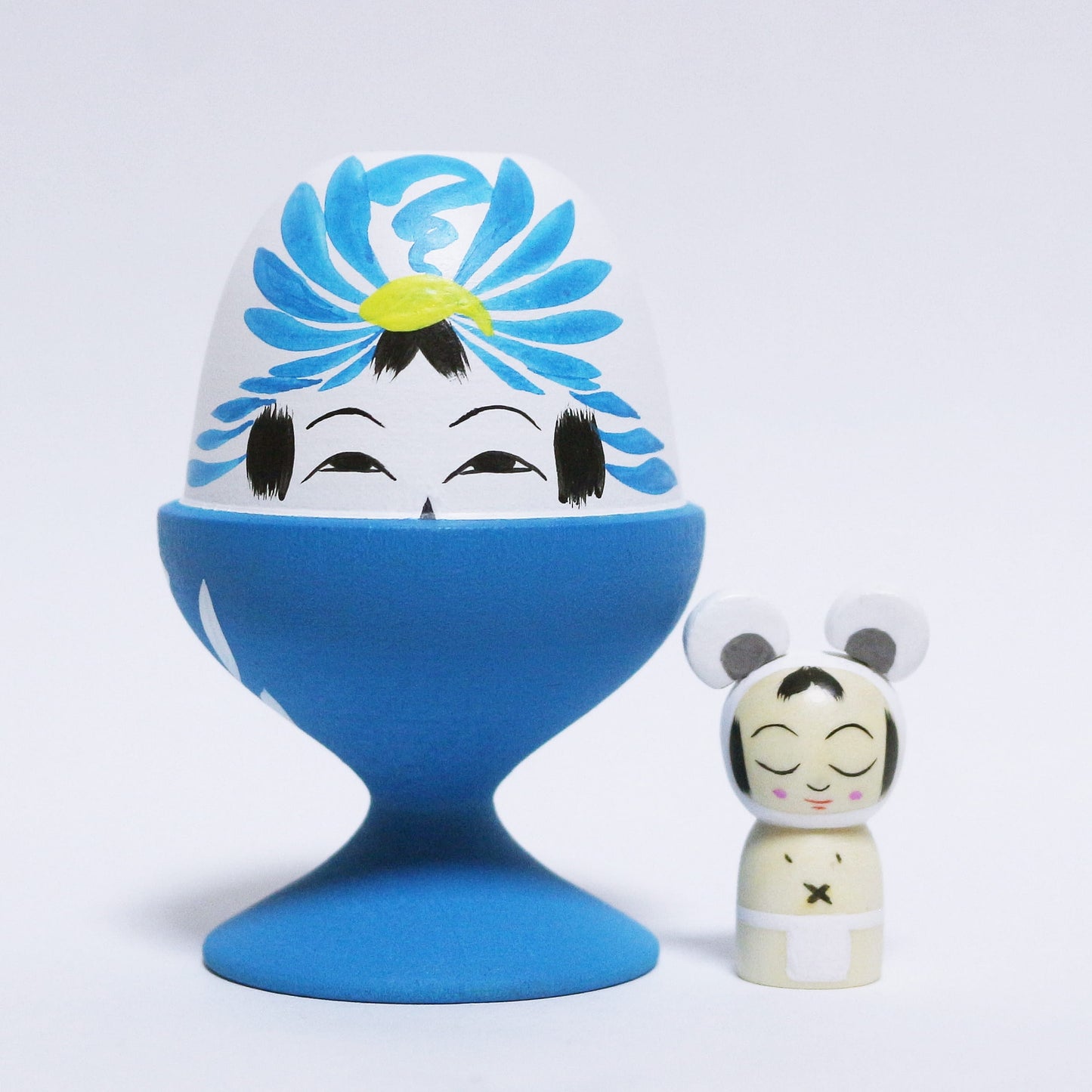 鹿児島　かき氷 しろくま　日本縦断こけし 1/47　KAGOSHIMA　Shirokuma shaved ice　Japan-crossing KOKESHI 2/47　※903