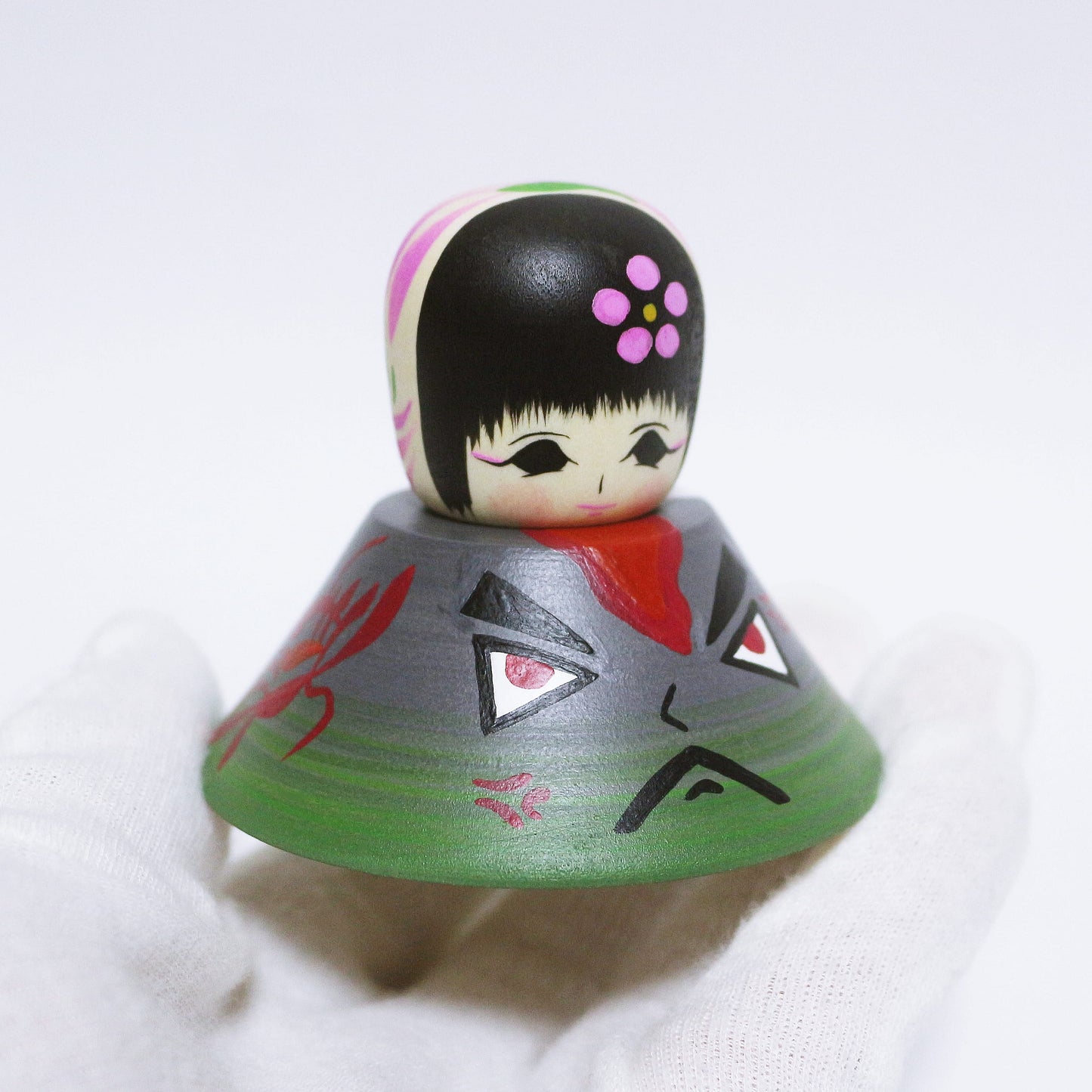 鹿児島　桜島　日本縦断こけし 2/47　KAGOSHIMA　Mt. Sakurajima　Japan-crossing KOKESHI 1/47　※904