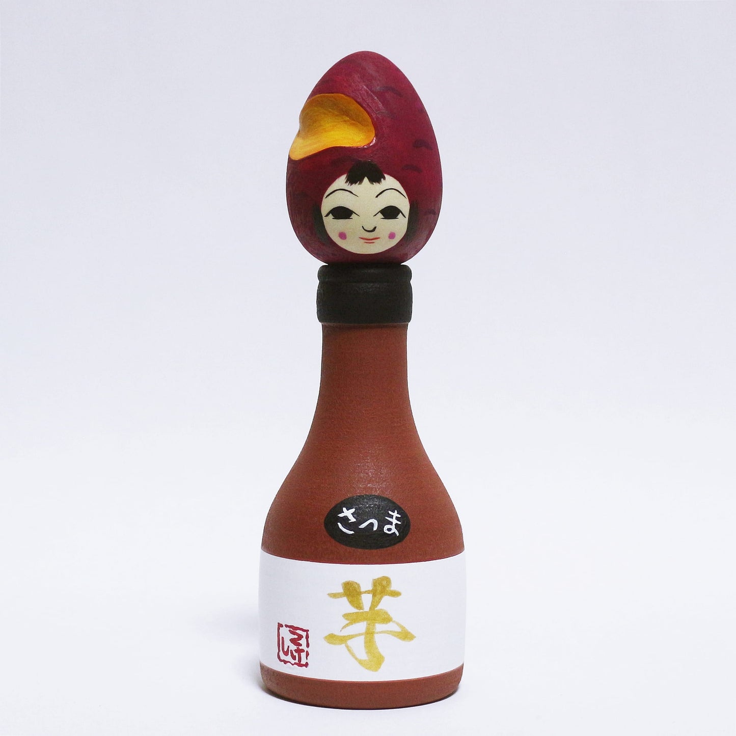 鹿児島　芋焼酎　日本縦断こけし 2/47　KAGOSHIMA　Sweet potato shochu　Japan-crossing KOKESHI 1/47　※905