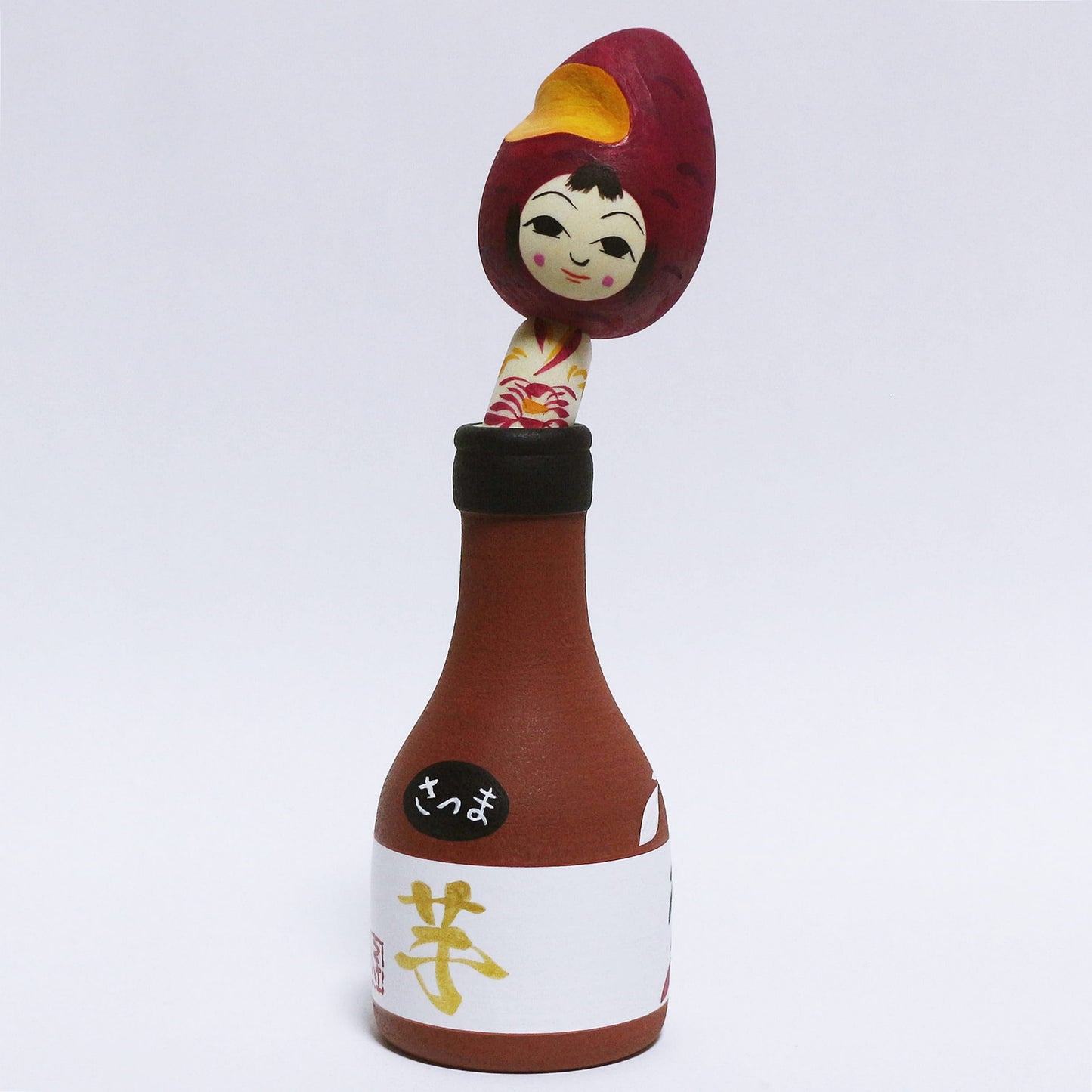 鹿児島　芋焼酎　日本縦断こけし 2/47　KAGOSHIMA　Sweet potato shochu　Japan-crossing KOKESHI 1/47　※905