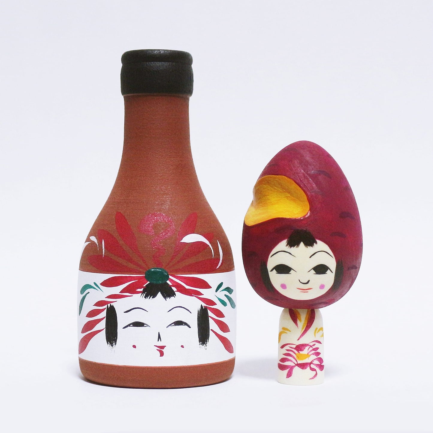 鹿児島　芋焼酎　日本縦断こけし 2/47　KAGOSHIMA　Sweet potato shochu　Japan-crossing KOKESHI 1/47　※905
