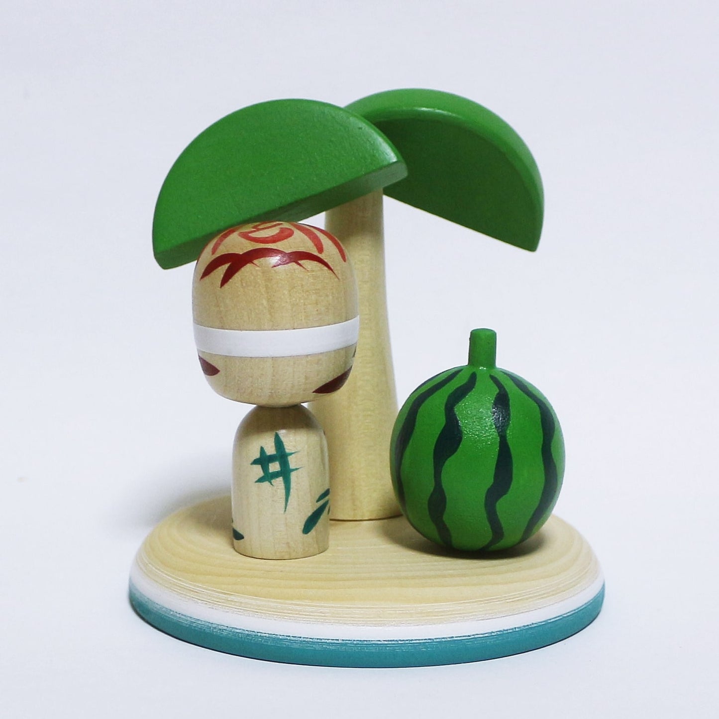 Mixed tree species Hat Kokeshi *1