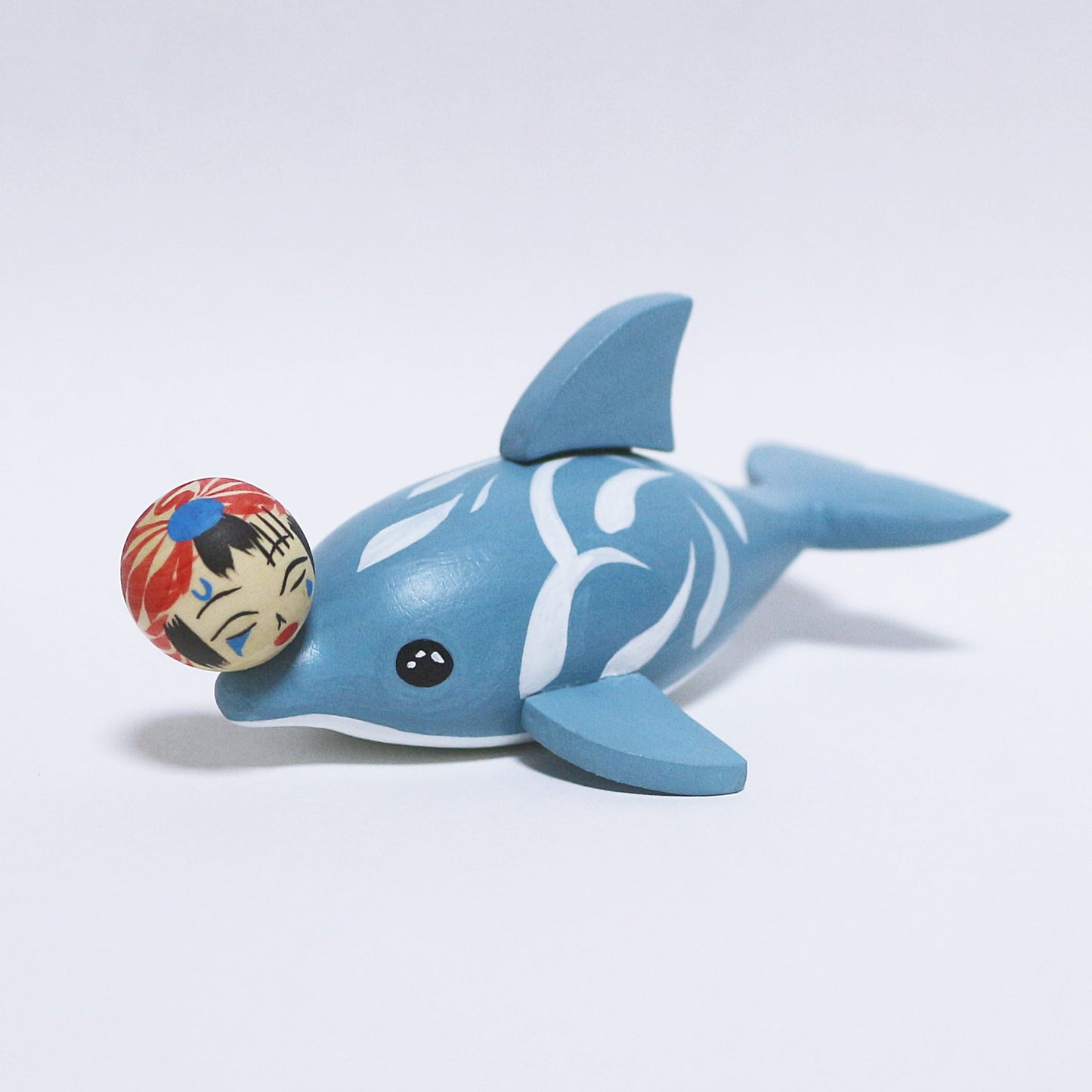 熊本　イルカウォッチング　日本縦断こけし 3/47　KUMAMOTO　Dolphin watching　Japan-crossing KOKESHI 3/47　※935