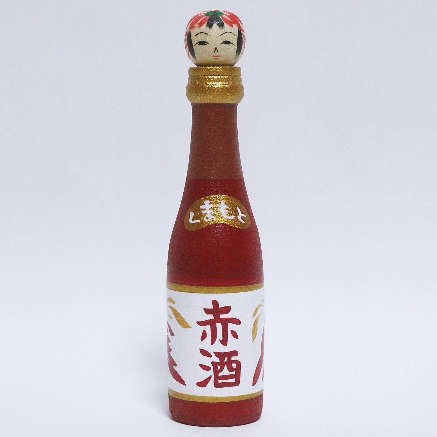 熊本　赤酒　日本縦断こけし 3/47　KUMAMOTO　Kumamoto's traditional AKA-ZAKE　Japan-crossing KOKESHI 3/47　※942