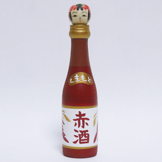 熊本　赤酒　日本縦断こけし 3/47　KUMAMOTO　Kumamoto's traditional AKA-ZAKE　Japan-crossing KOKESHI 3/47　※942