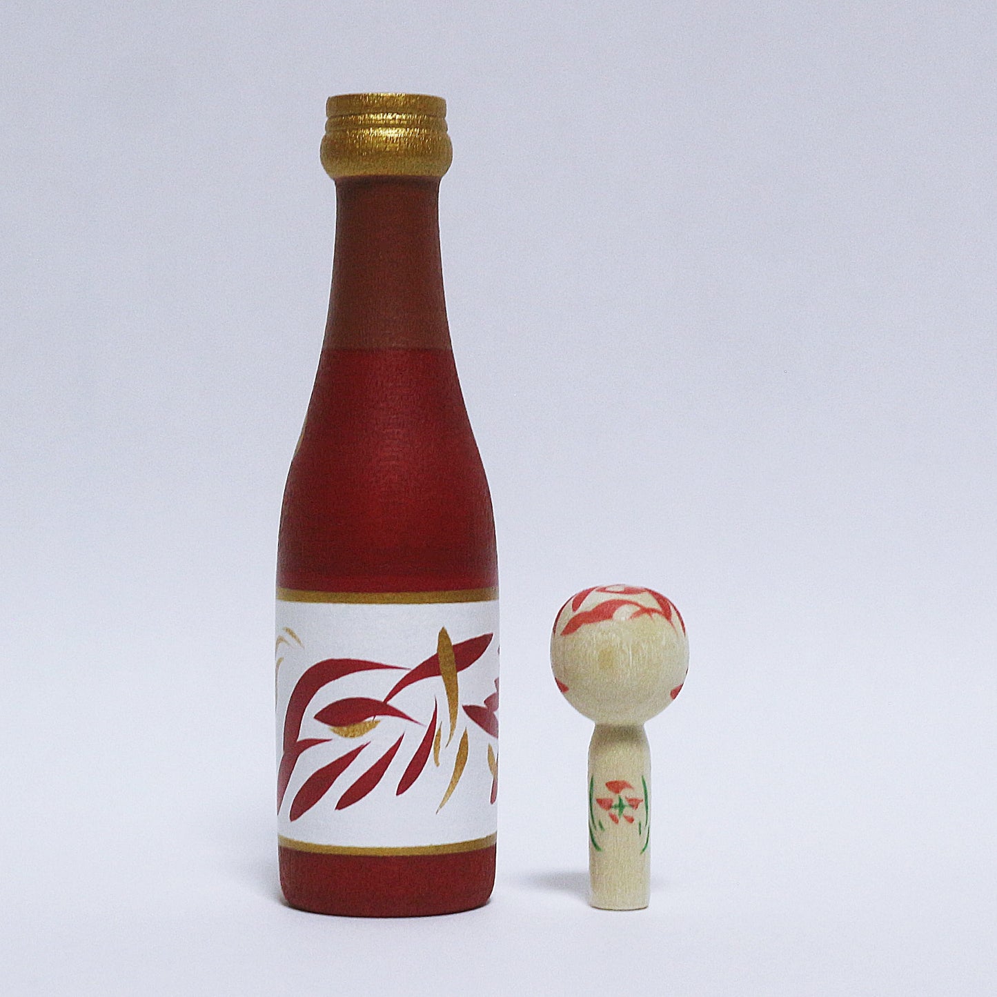 熊本　赤酒　日本縦断こけし 3/47　KUMAMOTO　Kumamoto's traditional AKA-ZAKE　Japan-crossing KOKESHI 3/47　※942