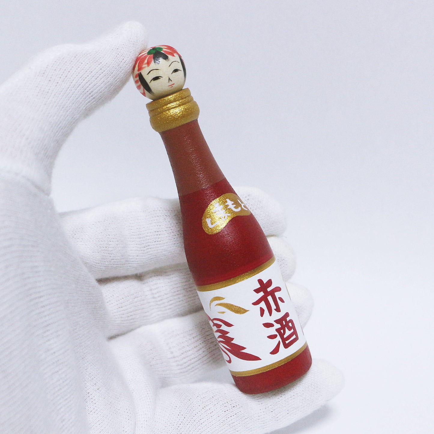 熊本　赤酒　日本縦断こけし 3/47　KUMAMOTO　Kumamoto's traditional AKA-ZAKE　Japan-crossing KOKESHI 3/47　※942