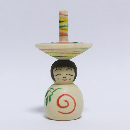 熊本　こま　日本縦断こけし 3/47　KUMAMOTO　Traditional spinning top　Japan-crossing KOKESHI 3/47　※943