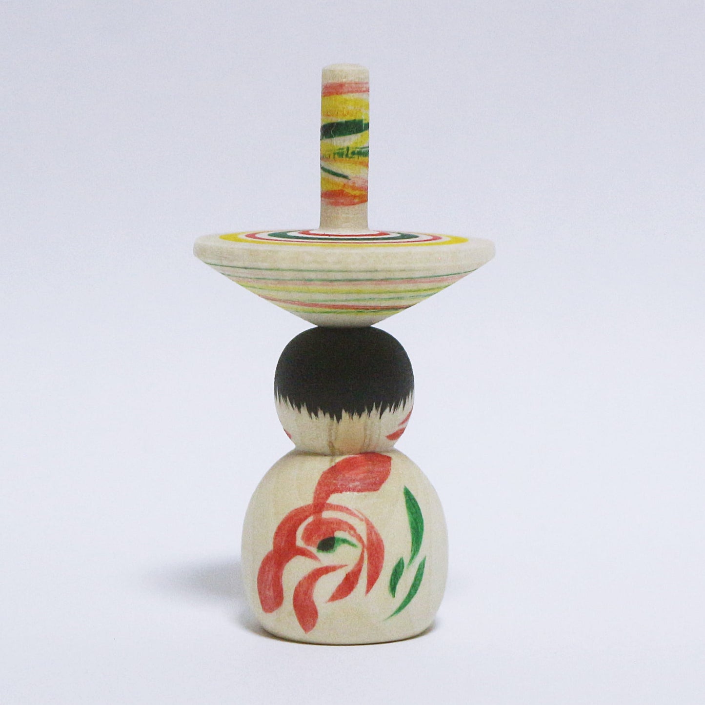 熊本　こま　日本縦断こけし 3/47　KUMAMOTO　Traditional spinning top　Japan-crossing KOKESHI 3/47　※943
