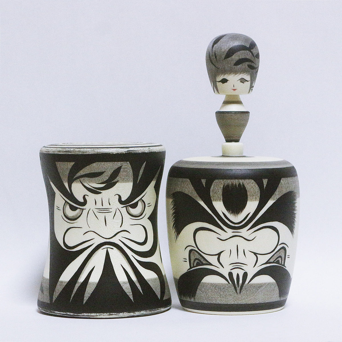 双面達磨こけし　Dual-Aspect DARUMA KOKESHI　※949