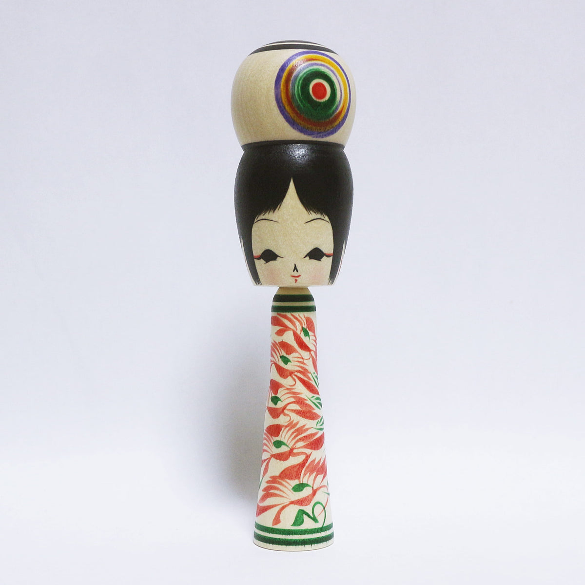 本人型 髷こけし　Noboru Wagatsuma Type Bun Hair KOKESHI　※974