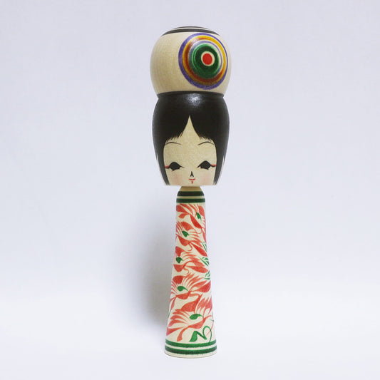 本人型 髷こけし　Noboru Wagatsuma Type Bun Hair KOKESHI　※974