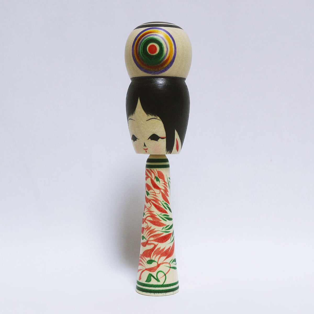 本人型 髷こけし　Noboru Wagatsuma Type Bun Hair KOKESHI　※974