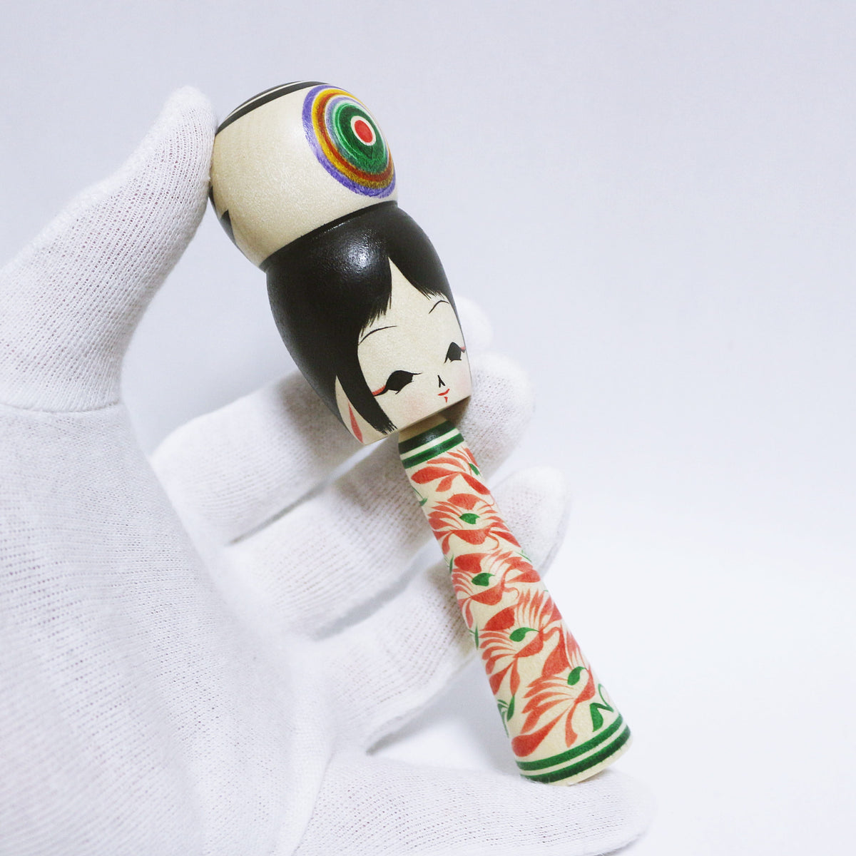 本人型 髷こけし　Noboru Wagatsuma Type Bun Hair KOKESHI　※974