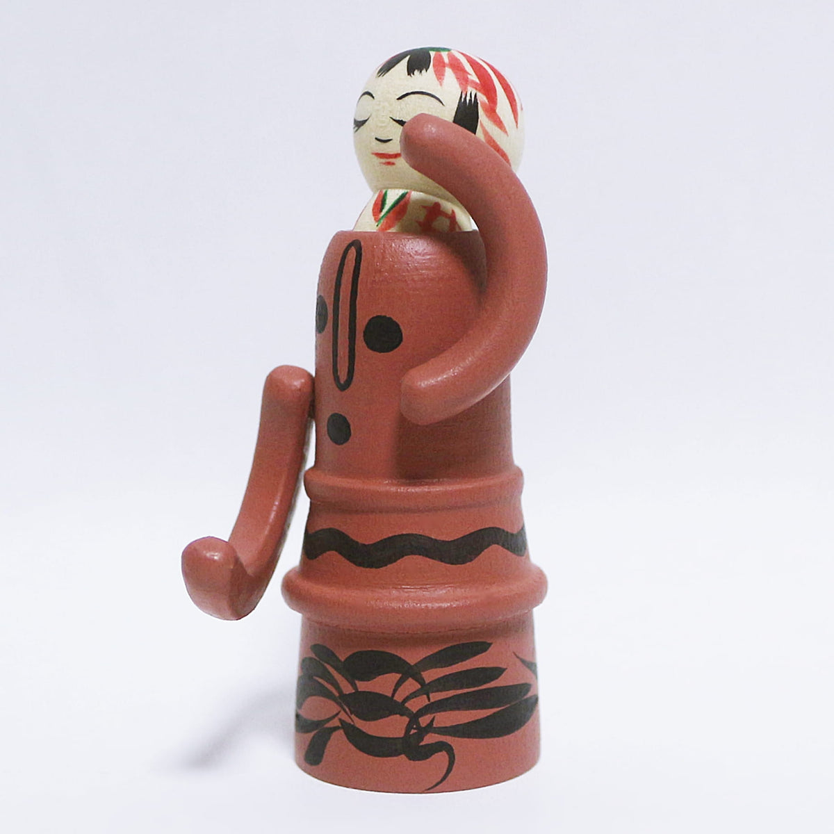 宮崎　ハニワ玉入りエジコ　日本縦断こけし 4/47　MIYAZAKI　HANIWA TAMA-IRI EJIKO　Japan-crossing KOKESHI 4/47　※992