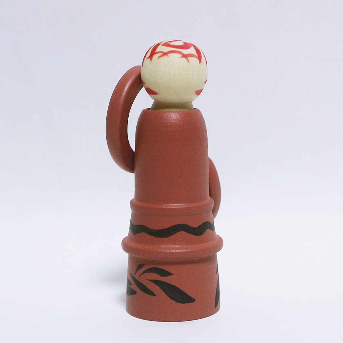 宮崎　ハニワ玉入りエジコ　日本縦断こけし 4/47　MIYAZAKI　HANIWA TAMA-IRI EJIKO　Japan-crossing KOKESHI 4/47　※992
