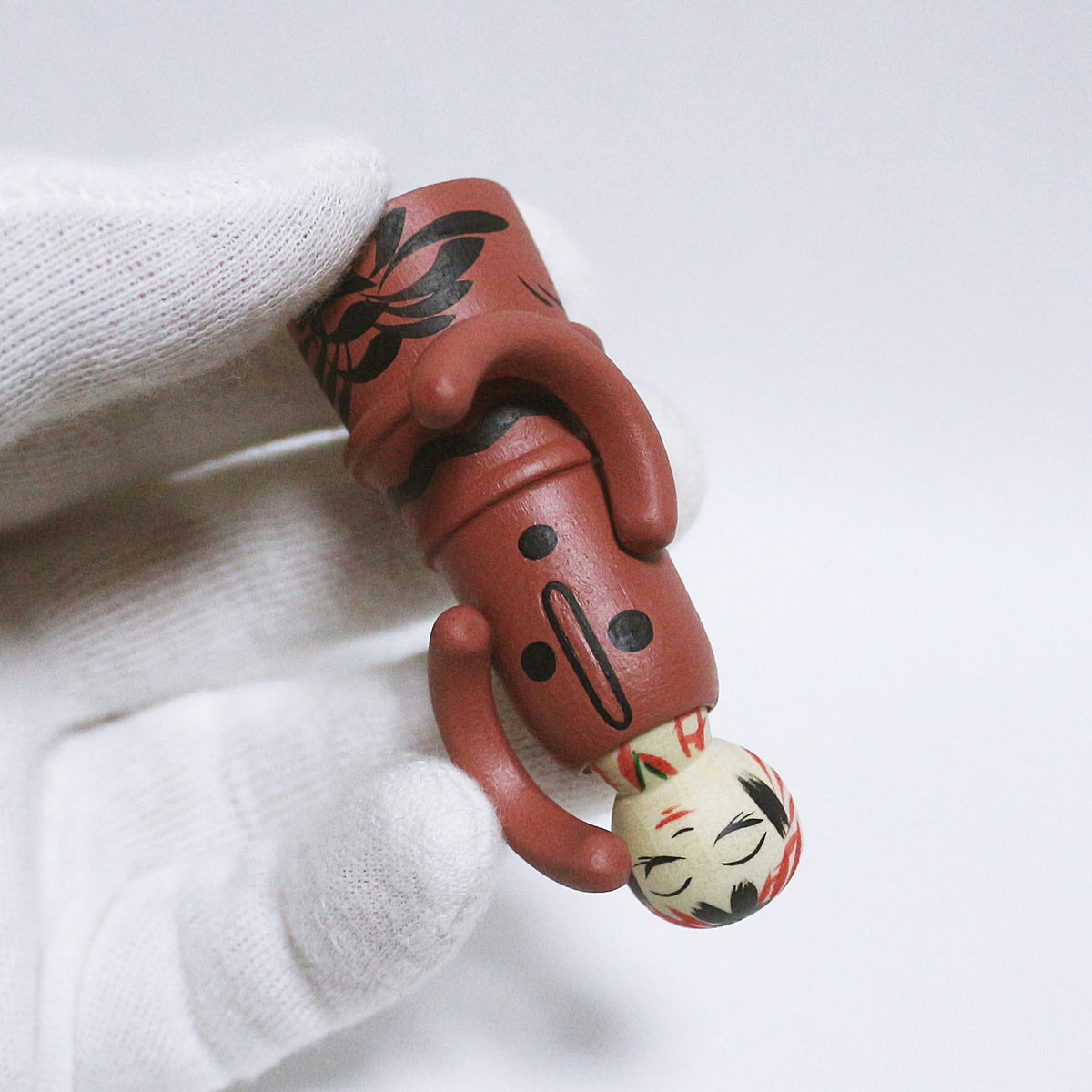 宮崎　ハニワ玉入りエジコ　日本縦断こけし 4/47　MIYAZAKI　HANIWA TAMA-IRI EJIKO　Japan-crossing KOKESHI 4/47　※992
