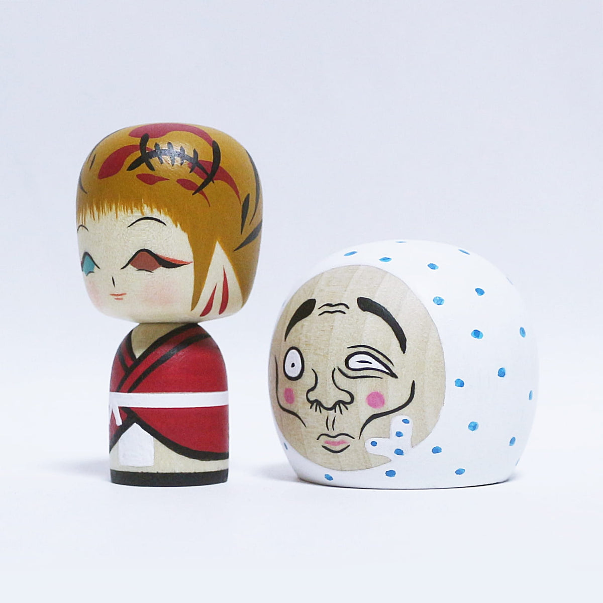 宮崎　ひょっとこ祭り　日本縦断こけし 4/47　MIYAZAKI　HYOTTOKO Festival　Japan-crossing KOKESHI 4/47　※994