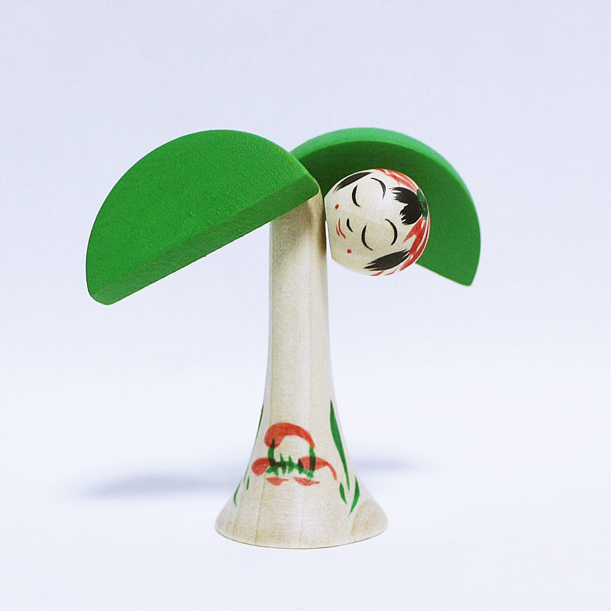 宮崎　フェニックス　日本縦断こけし 4/47　MIYAZAKI　Canary Island Date Palm　Japan-crossing KOKESHI 4/47　※995