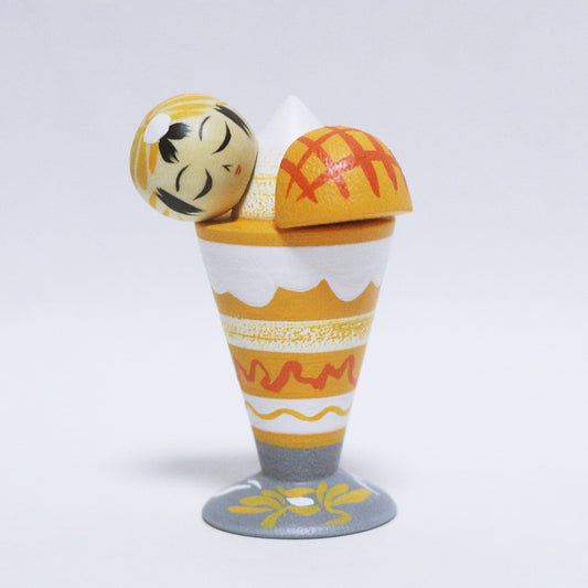 宮崎　マンゴーパフェ　日本縦断こけし 4/47　MIYAZAKI　Mango Parfait　Japan-crossing KOKESHI 4/47　※998